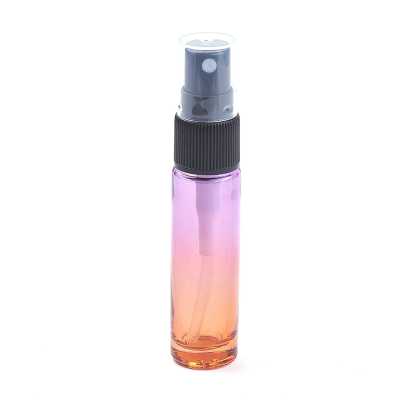 Sklenený rozprašovač na parfum, fialovo-oranžový 10 ml