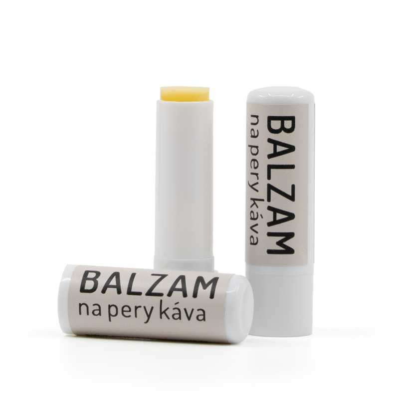 Balzam na pery, káva