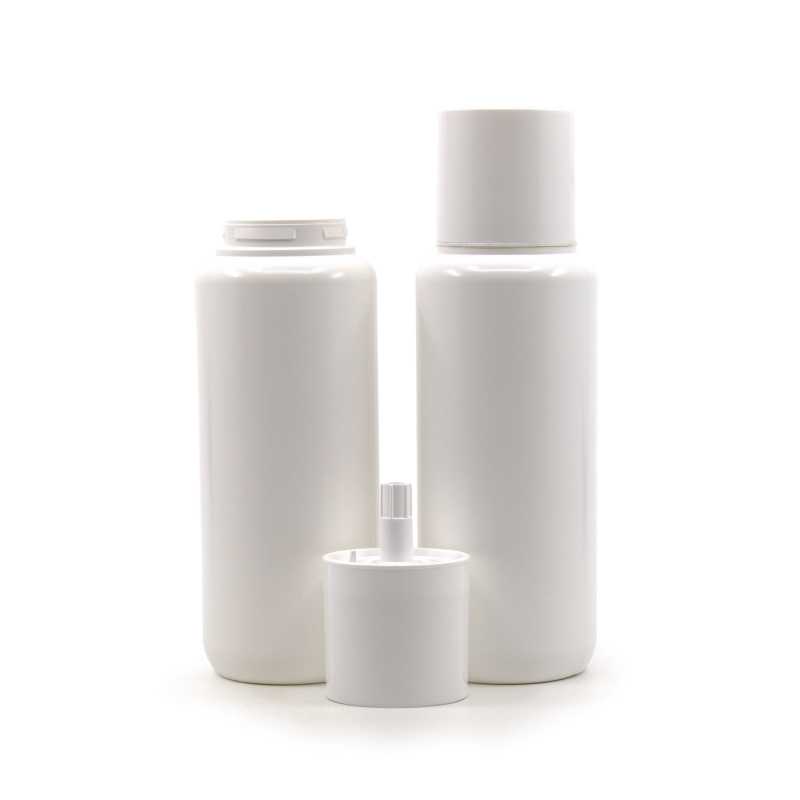  Biely vrchnák na airless fľašku, 200 ml