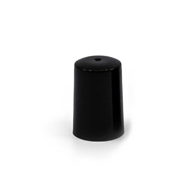 Čierny plastový vrchnák na 5 ml/10 ml roll-on