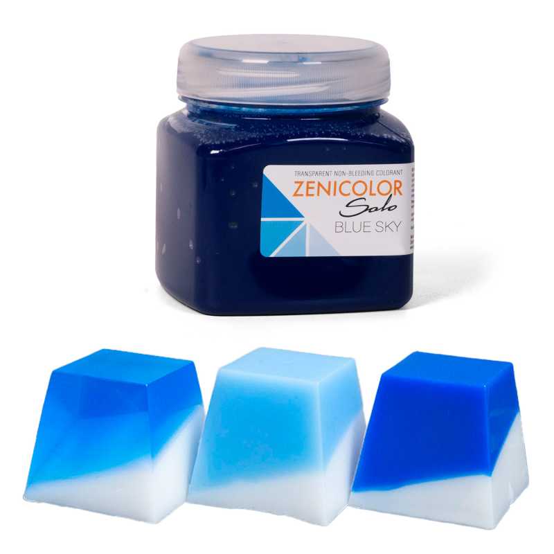 Farbivo do mydlovej hmoty, ZENICOLOR SOLO 250 g, Blue Sky