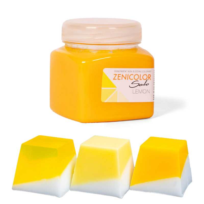 Farbivo do mydlovej hmoty, ZENICOLOR SOLO 250 g, Lemon