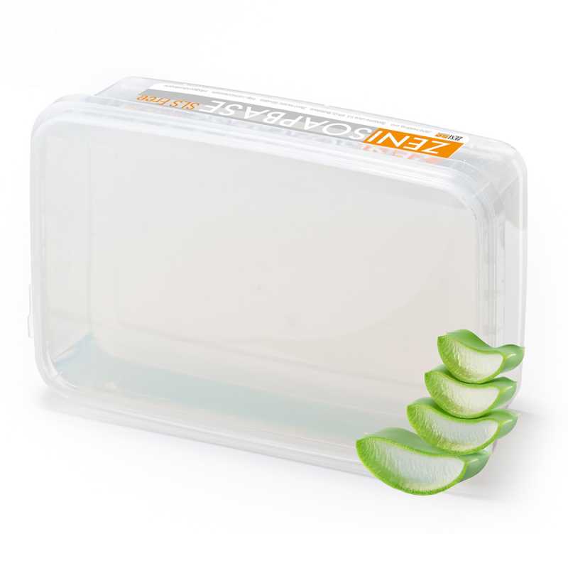 Mydlová hmota, ZENISOAPBASE MAXI Aloe Vera Clear, priehľadná, 1 kg