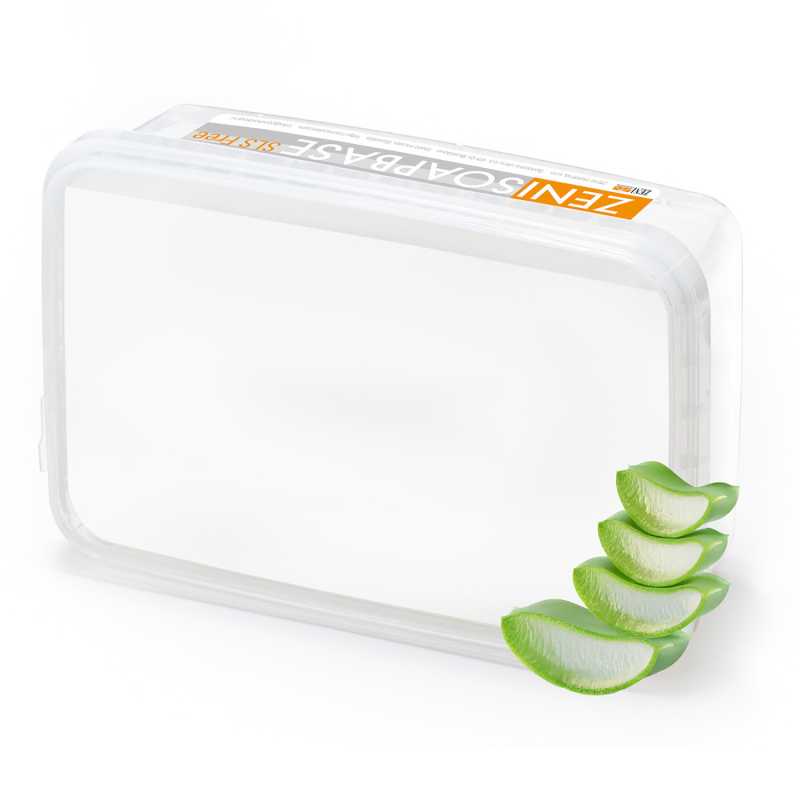 Mydlová hmota, ZENISOAPBASE MAXI Aloe Vera - W, biela, 1 kg