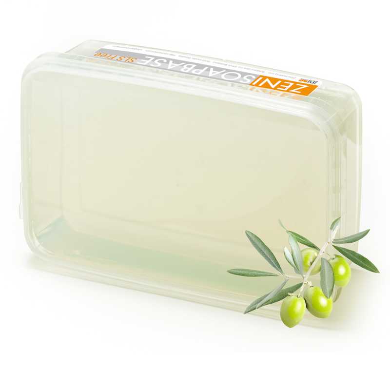 Mydlová hmota, ZENISOAPBASE MAXI Olive Clear, priehľadná 1 kg