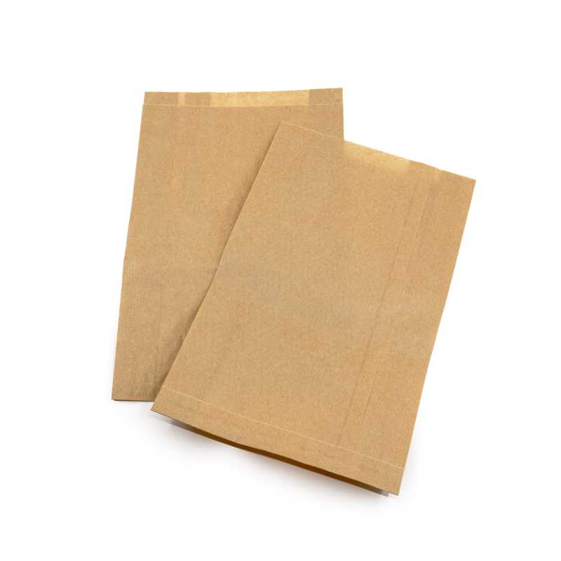 Hnedé papierové vrecko 1-vrstvové s obdĺžnikovým dnom.
Je vyrobené z hnedého kraft papiera hrúbky 35gr/m2, vhodné na jednorazové použitie.
Rozmery