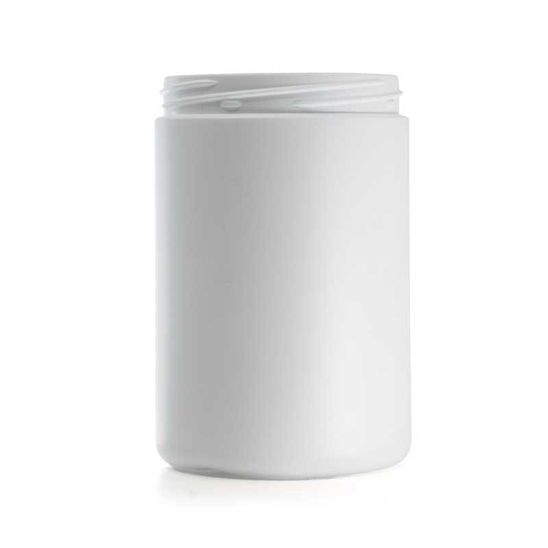 Plastová dóza, biela, HDPE, 1 l