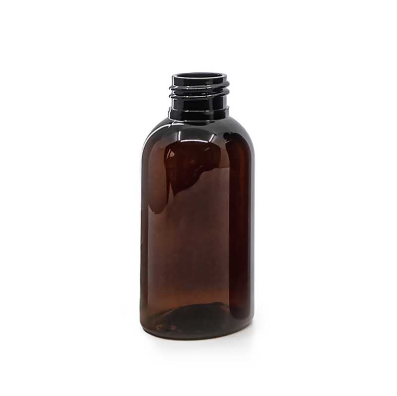 Plastová fľaša hnedá, 24/410, 100 ml
