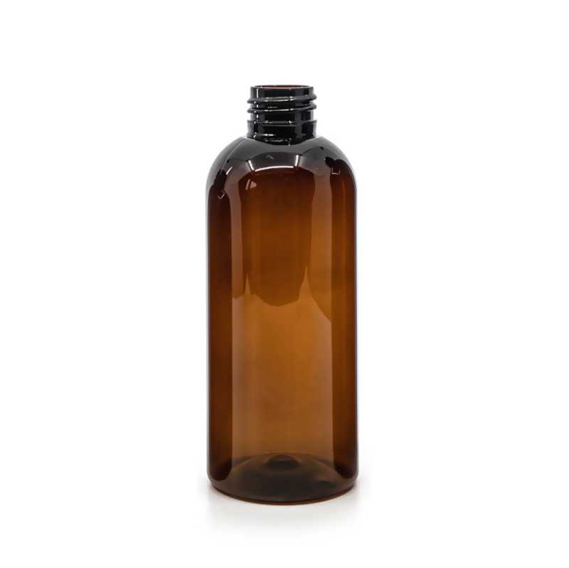 Plastová fľaša hnedá, 24/410, 200 ml