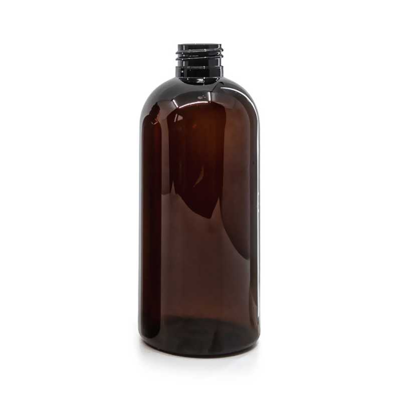 Plastová fľaša hnedá, 24/410, 300 ml