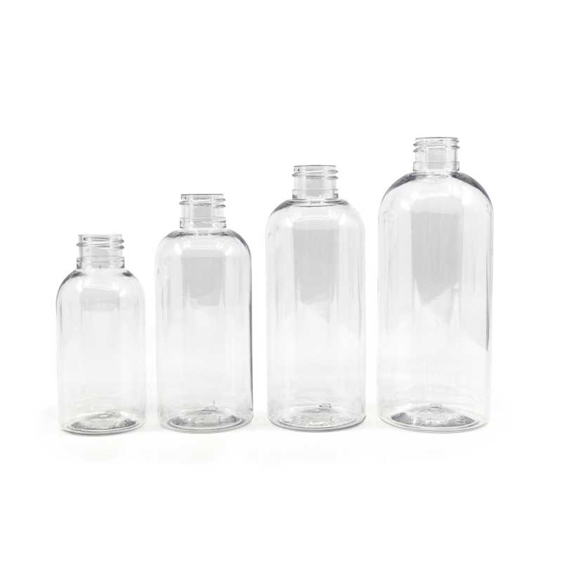 Priehľadná plastová fľaša, ideálna na uskladnenie rôznych tekutín, olejov, pleťových krémov a podobne. Je polotvrdá, ale dá sa stlačiť.
Materiá