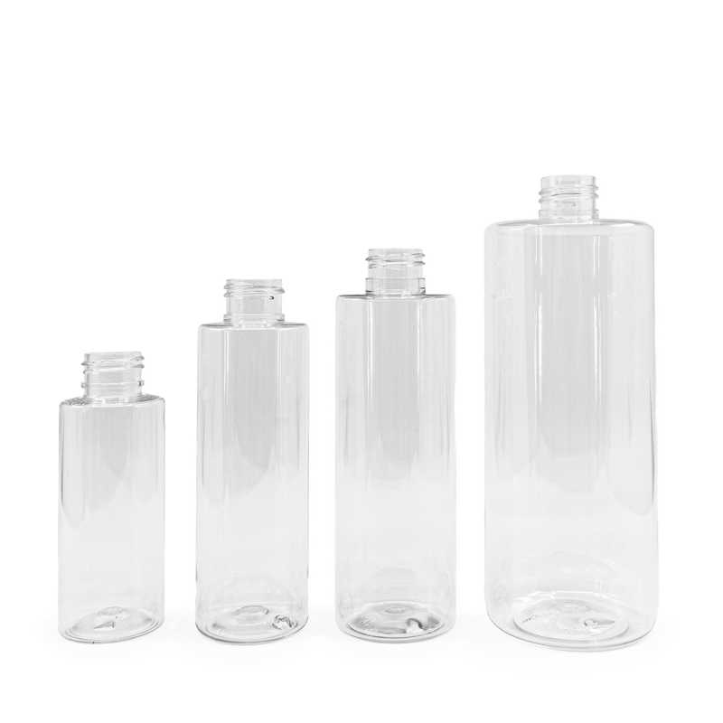 Plastová fľaša, priehľadné 24/410, 100 ml, bez uzáveru