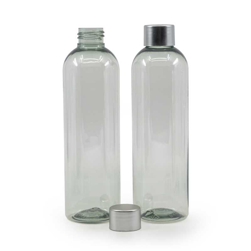 Priehľadná plastová fľaša, ideálna na uskladnenie rôznych tekutín, olejov, pleťových krémov a podobne. Je polotvrdá, ale dá sa stlačiť. Vyrobená