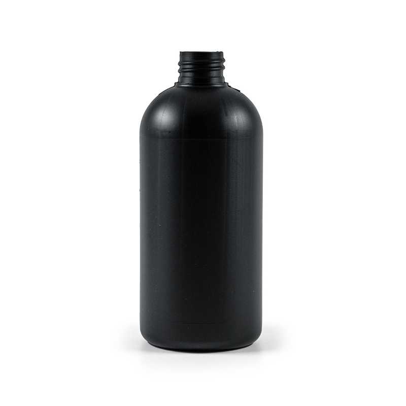 Plastová fľaška HDPE 28/410, čierna, 500 ml