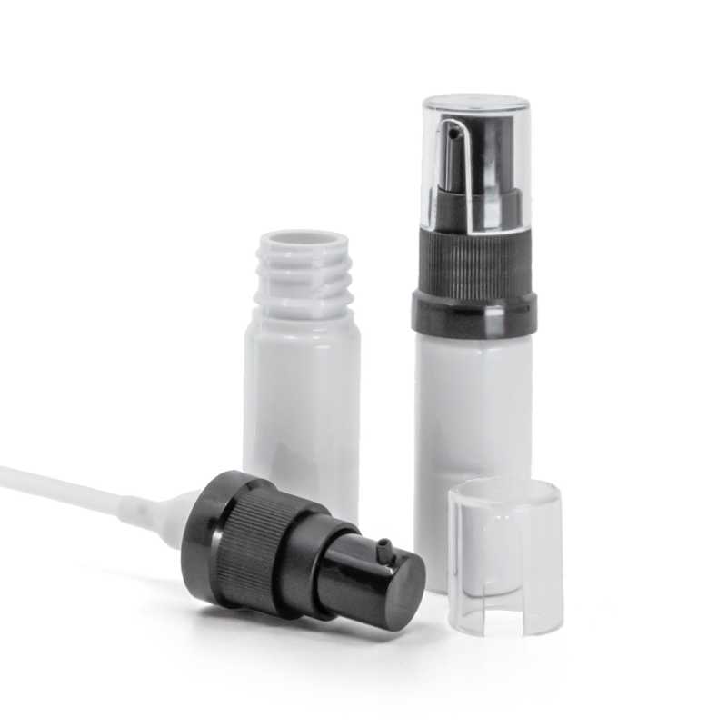 Plastová fľaška, liekovka, biela, dávkovač olejov, 10 ml