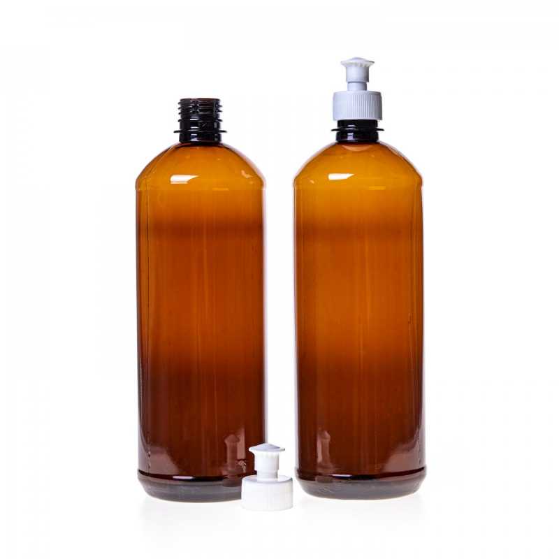 Plastová fľaška, liekovka, push-pull, 1000 ml