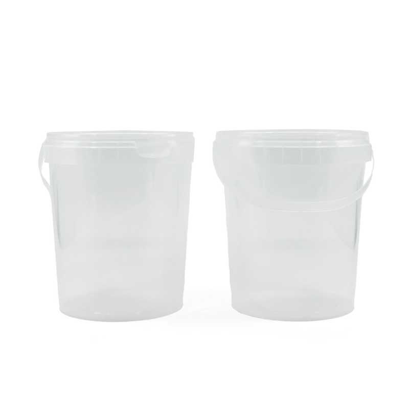 Plastové vedro, priehľadné, 5700 ml