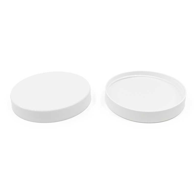 Plastový vrchnák na kelímok, 70 mm, biely