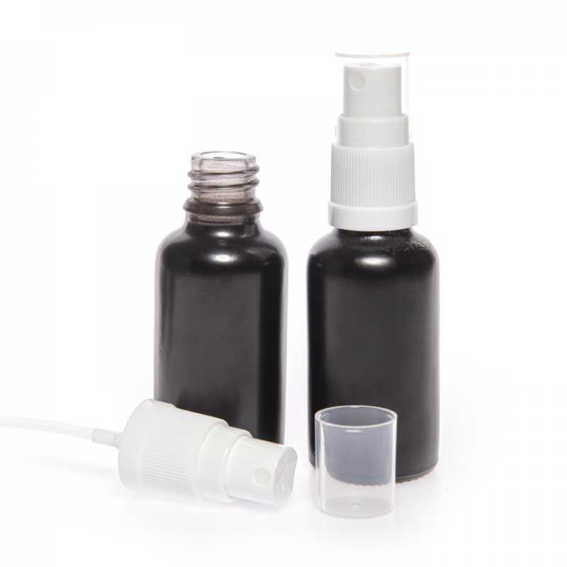 Sklenená fľaška, tzv. liekovka, je vyrobená z hrubého skla v čiernom matnom prevedení. Slúži na uchovávanie tekutín, ktoré vďaka svojej farbe úči
