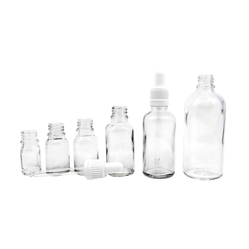 Sklenená fľaška, tzv. liekovka, je vyrobená z hrubého priehľadného skla. Slúži na uchovávanie tekutín.
Objem: 100 ml, celkový objem 108 mlVýška f