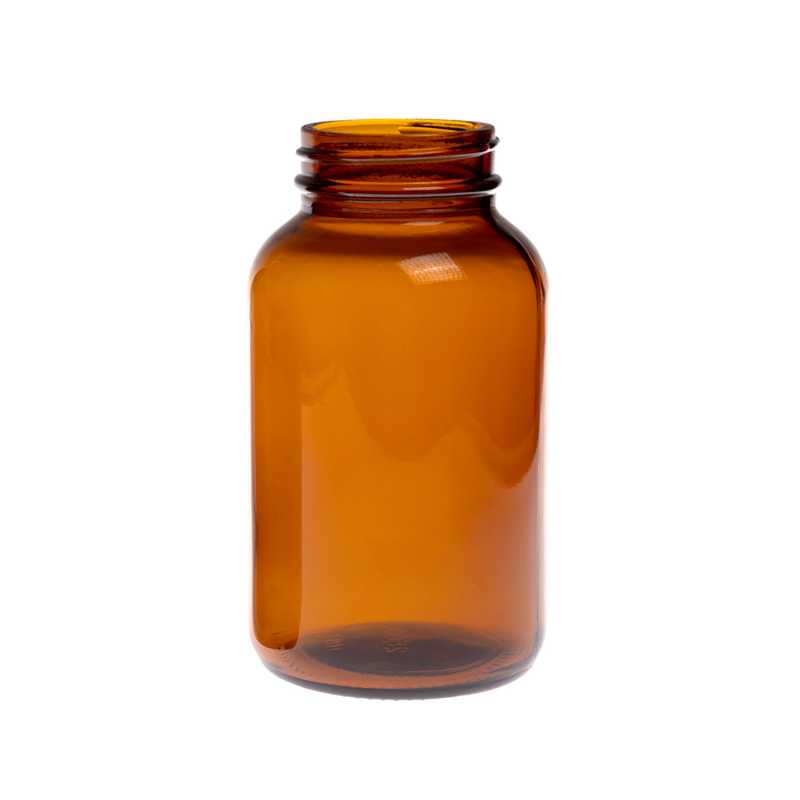 Sklenená fľaška hnedá, 250 ml