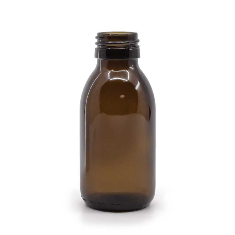 Sklenená fľaška, liekovka, PP28S, 100 ml