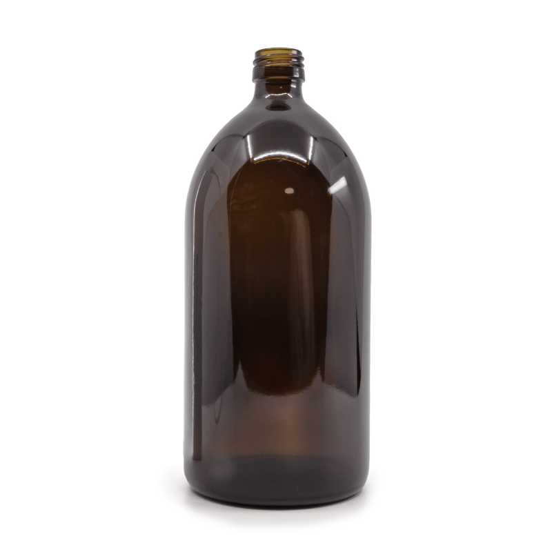 Sklenená fľaška, liekovka, PP28S, 1000 ml