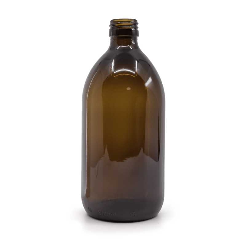 Sklenená fľaška, liekovka, PP28S, 500 ml