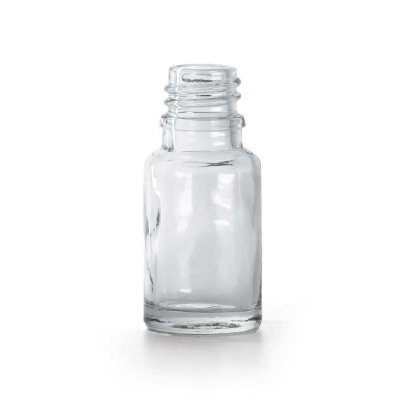 Sklenená fľaška, liekovka, priehľadná 10 ml, 160 ks