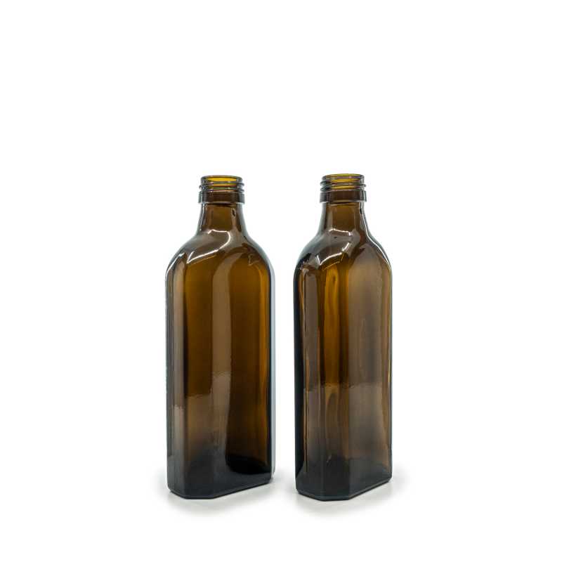 Sklenená fľaška, medicínska liekovka, PP28S, 250 ml, 45 ks