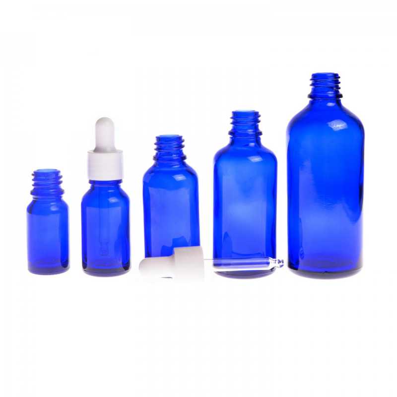 Sklenená fľaška, tzv. liekovka, vyrobená z hrubého skla tmavomodrej farby. Slúži na uchovávanie tekutín, ktoré vďaka svojej farbe účinne ochráni p