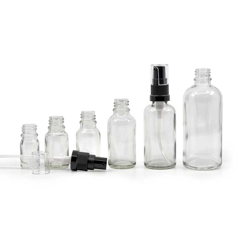 Sklenená fľaška, priehľadná, 18 mm, 30 mlSklenená transparentná fľaška, je vyrobená z hrubého skla. Slúži na uchovávanie tekutín.

Objem: 30 ml
V