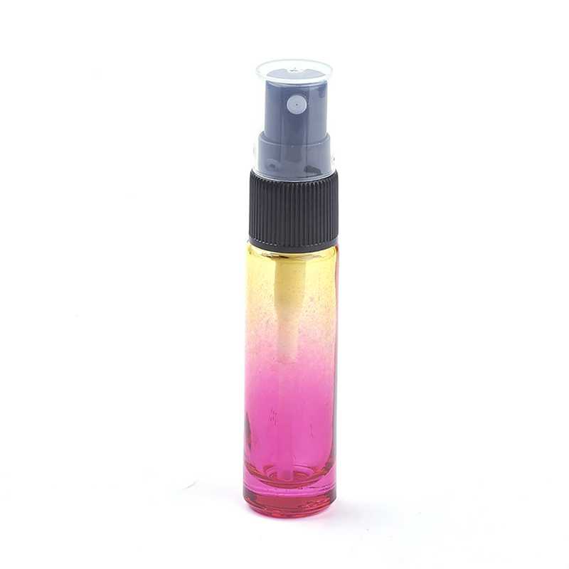 Sklenený rozprašovač je vyrobený z hrubého farebného skla. Farebné sklo zabraňuje prenikaniu UV lúčov a chráni tak uskladnený produkt. Je vhodný sk