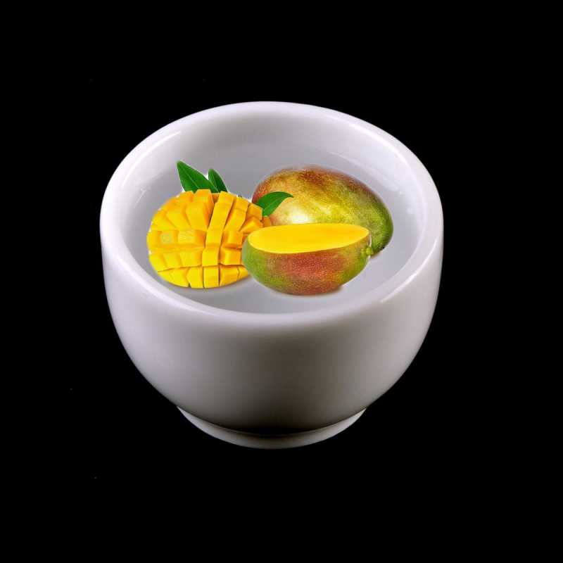 Vonný olej, mango,  Svieža vôňa čerstvo nakrájaného zrelého manga.

Vonný olej mango neobsahuje ftaláty.

Obsah vanilínu: 0% (táto hodnota zahŕňa 