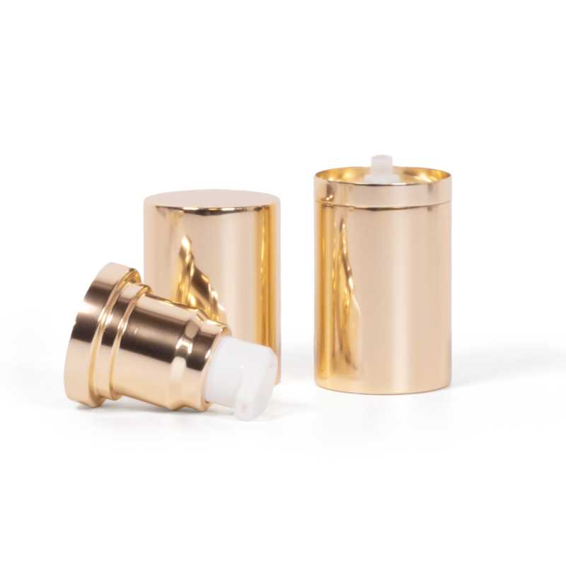 Vrch na 15 ml airless fľašku, zlatý,