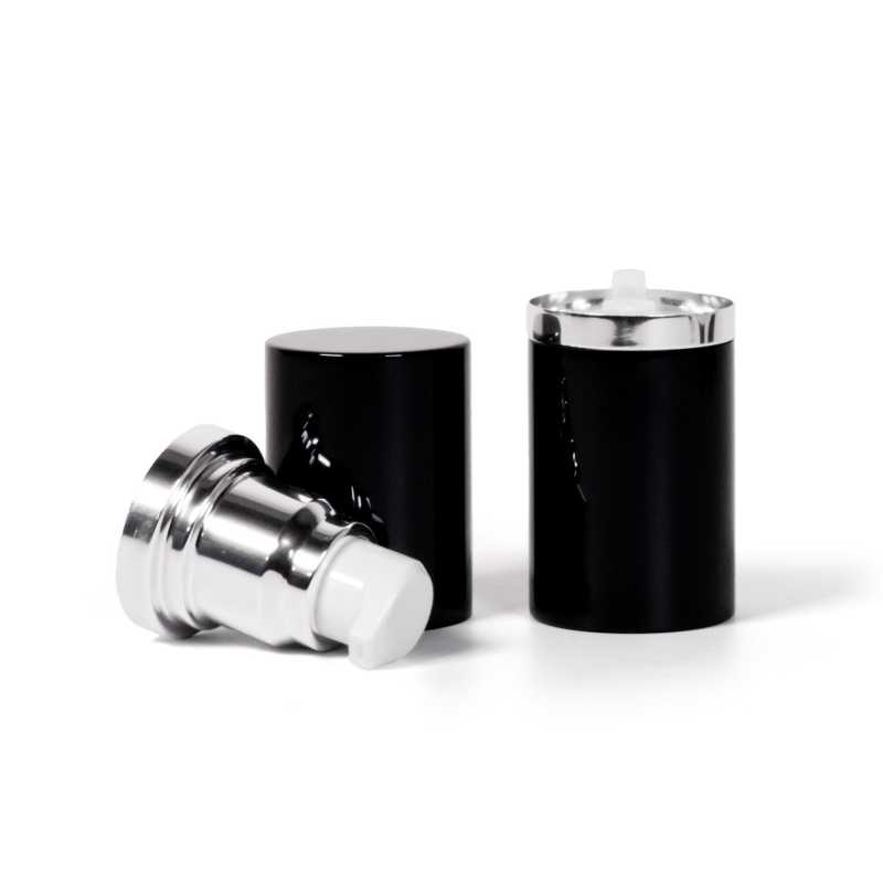 Vrch na 30/50 ml airless fľašku, čierny