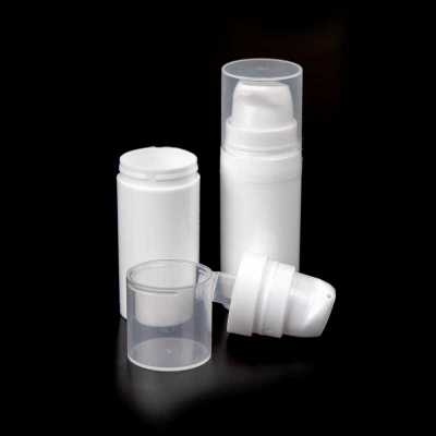 Airless fľaša, biela, 10 ml
