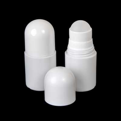 Obal na deodorant s guličkou, plast, biela, 30 ml