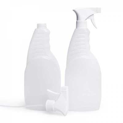 Plastová fľaša, čistiace, biely rozprašovač 750 ml