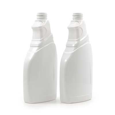 Plastová fľaša na čistiace prostriedky, biela 500 ml