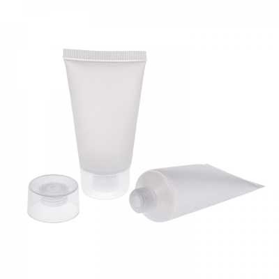 Plastová tuba s uzáverom, priehľadná, 15 ml