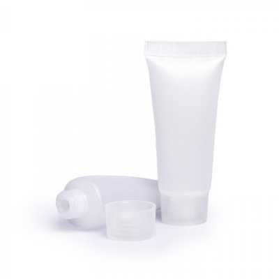 Plastová tuba s uzáverom, priehľadná, 50 ml