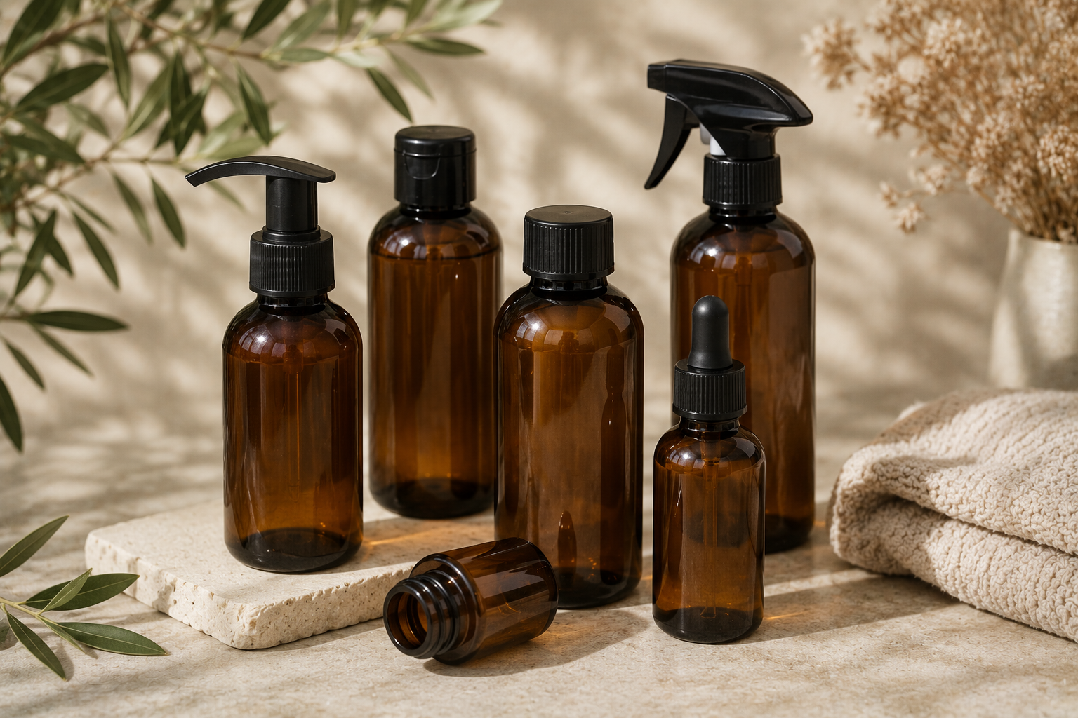 PET bottle — clear plastic bottle for cosmetics